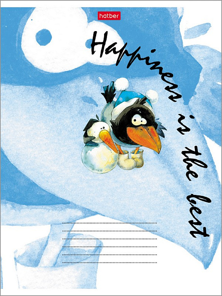 Тетрадь 12 л. уз. лин. "Милашки" 5 диз.в блоке скругл.углы 