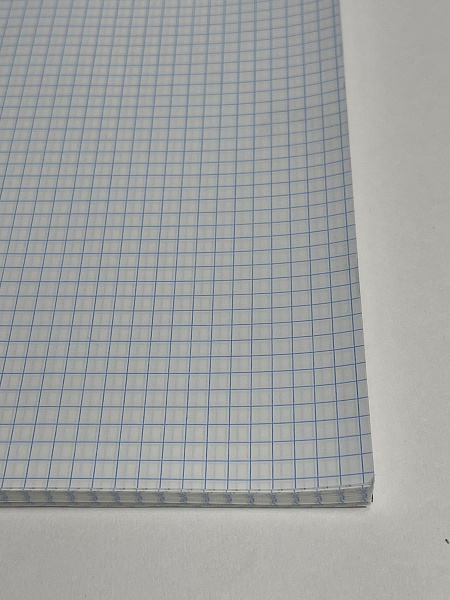 Тетрадь А4 60 л. кл. на гребне  Чёрная пластиковая обложка, офсет