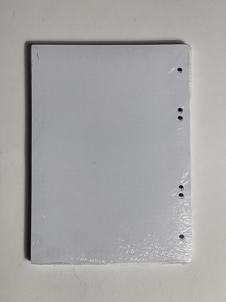 Сменный блок для тетрадей на кольцах А5, 120 листов, клетка, блок офсет, 60 гр/м, белизна 100%