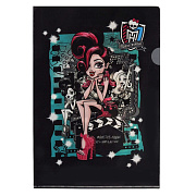 Папка-уголок "Школа Монстров" (Monster High) А4 пластиковая Hatber 180мкм