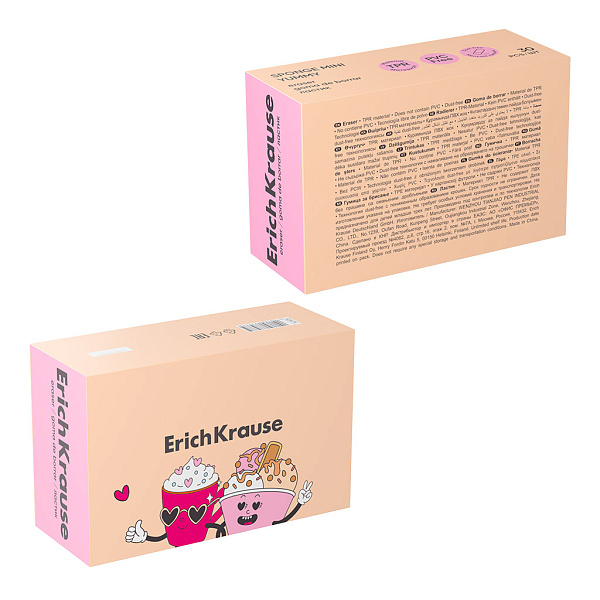 Ластик ErichKrause Sponge Mini Yummy (в коробке по 30  шт.)
