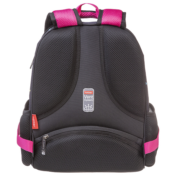 Рюкзак Hatber ERGONOMIC light-Радужное мороженое- 38х29х12,5см EVA материал нагрудная стяжка светоотраж. 1 отделение 2 кармана и 1 потайной на спинке