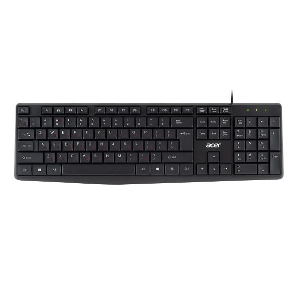 Клавиатура Acer OKW121 черный USB (ZL.KBDEE.00B)