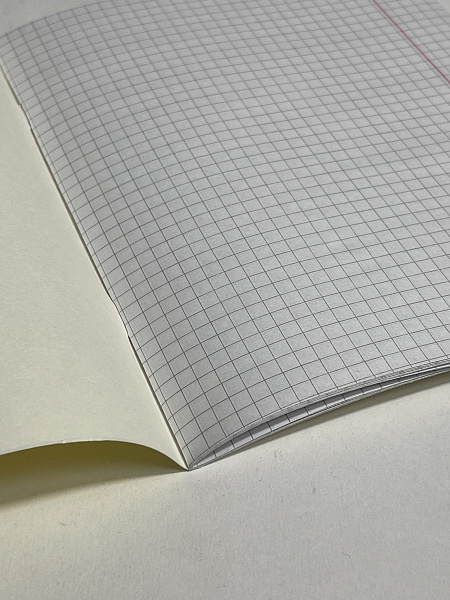 Тетрадь 18 листов в клетку "ЖЕЛТАЯ" обложка из мелованного картона(200 г/м²) блок офсет 60 г/м², 92%