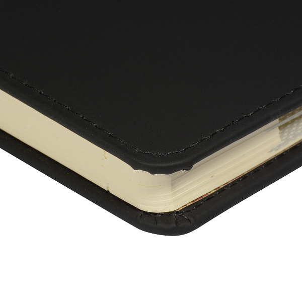 Ежедневник недат. А5 с индексами "VELVET INDEX" (ЧЕРНЫЙ) 