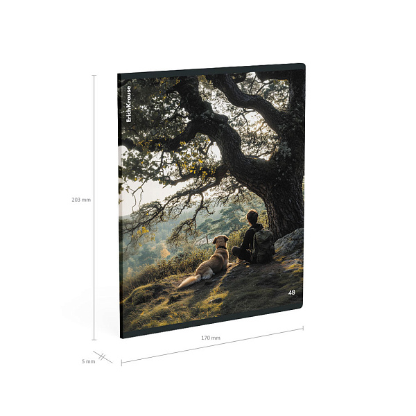 Тетрадь 48 листов в клетку "Friends" глянцевая ламинация  ErichKrause   _MIX-PACK