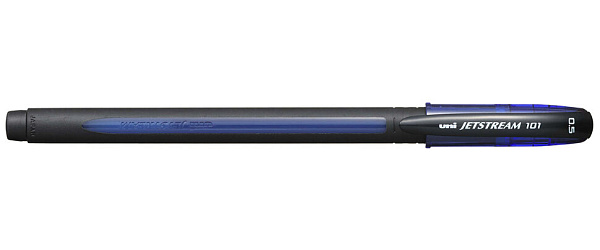 Ручка шариковая 0,5 мм Uni Jetstream, СИНЯЯ, SX-101-05