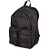 Рюкзак подростковый "deVENTE. TOTAL BLACK" 44x31x20 см 650 г, текстильный, 1 отд. на молнии, вентилируемая спинка и уплотненные лямки