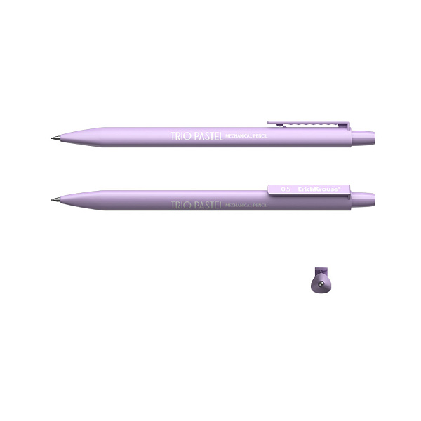 Карандаш механический ErichKrause Trio Pastel 0.5 мм, HB (в коробке)