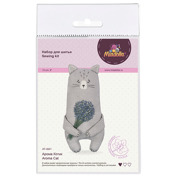 Набор для шитья "Miadolla" Арома-игрушка "Арома Котик"