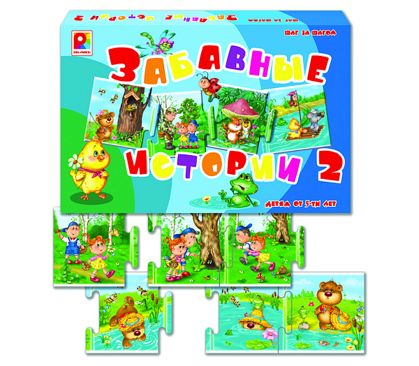 Игра развивающая "Шаг за шагом Забавные истории 2" 24 карты