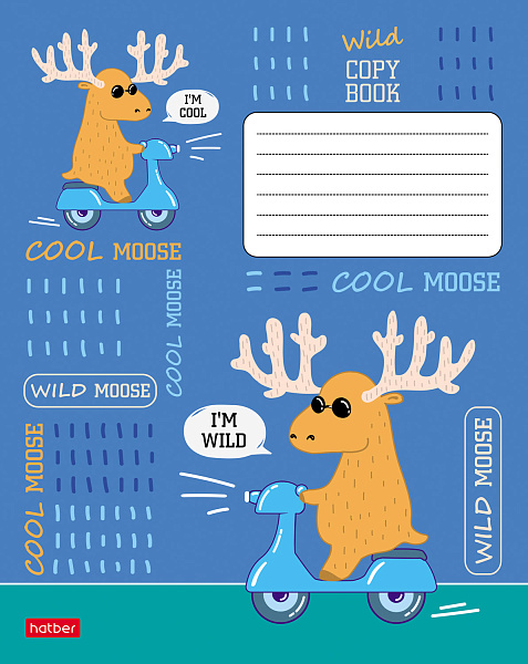 Тетрадь 40 л. кл. "Cool-Wild-Happy"