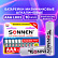 Батарейки КОМПЛЕКТ 10 шт, SONNEN Alkaline, AAA (LR03, 24А), алкалиновые, мизинчиковые, короб