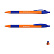 Ручка шариковая автомат. ErichKrause U-209 Matic&Grip Orange 0.7, Ultra Glide Technology, СИНЯЯ (в коробке по 50 шт.)