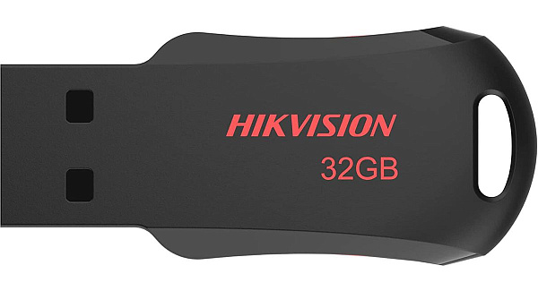 Флеш Диск Hikvision 32GB M200R HS-USB-M200R/32G USB2.0 черный