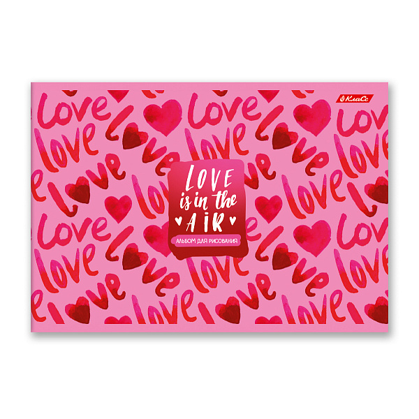 Альбом д/рис. 48 л. "Время любви" 100 г/м2 A4 29 х 20.5 см на скобе 000264  "Светоч" 