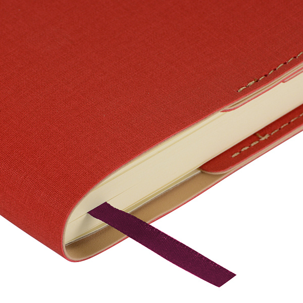 Ежедневник недат. А5 "SORRENTO" (КРАСНЫЙ)