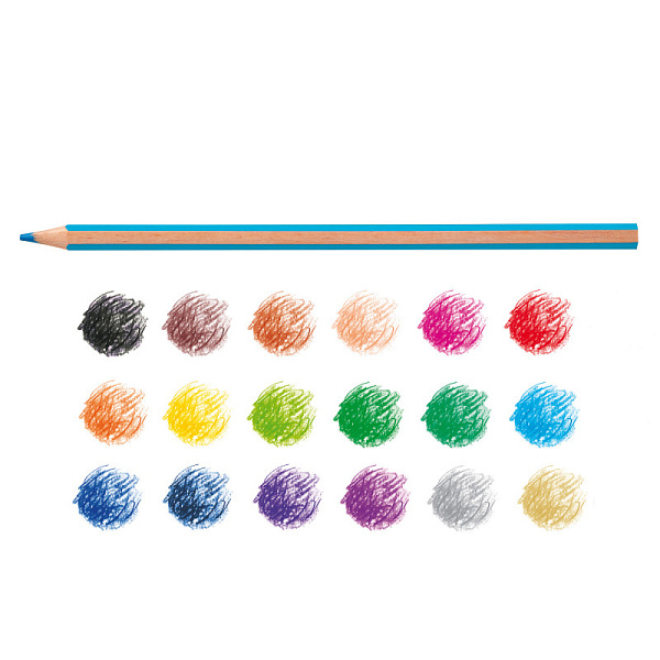 Карандаши 18 цв. Carioca   Supercolor   деревянные  заточенный