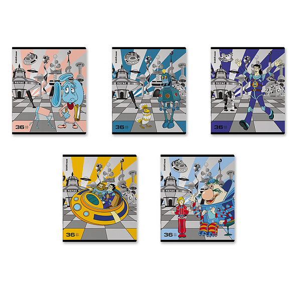 Тетрадь 36 листов в клетку ErichKrause Тайна третьей планеты_MIX-PACK