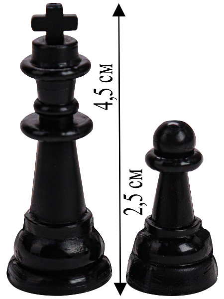 Шахматы, шашки "Рыжий кот" 28,5х28,5 см 2в1 6+ ПЛАСТИК в средней коробке с полями 