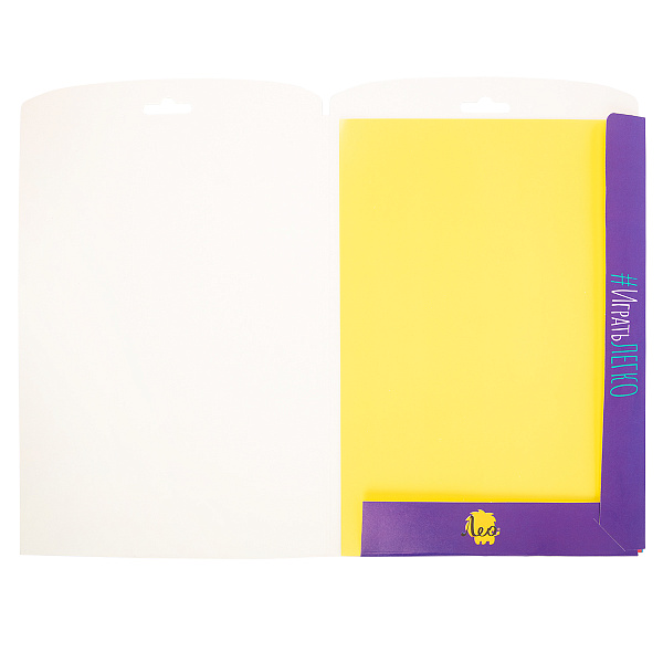 Бумага цветная мелованная А4 10 цветов 10 листов "Лео"   "Играй"  (+золото и серебро), односторонняя,  A4 21х 28.5см  