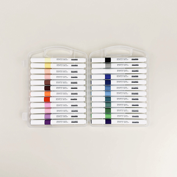 Набор маркеров-кистей акриловых "SKETCH&ART" 24 ЦВ.