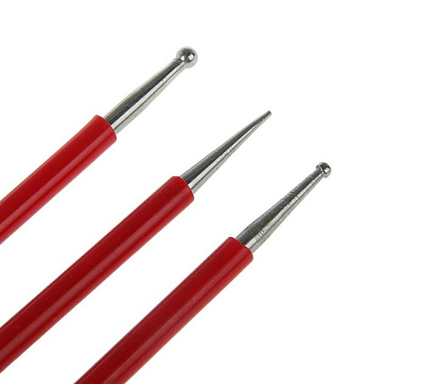 Набор металлических инструментов для моделирования, 3 предмета