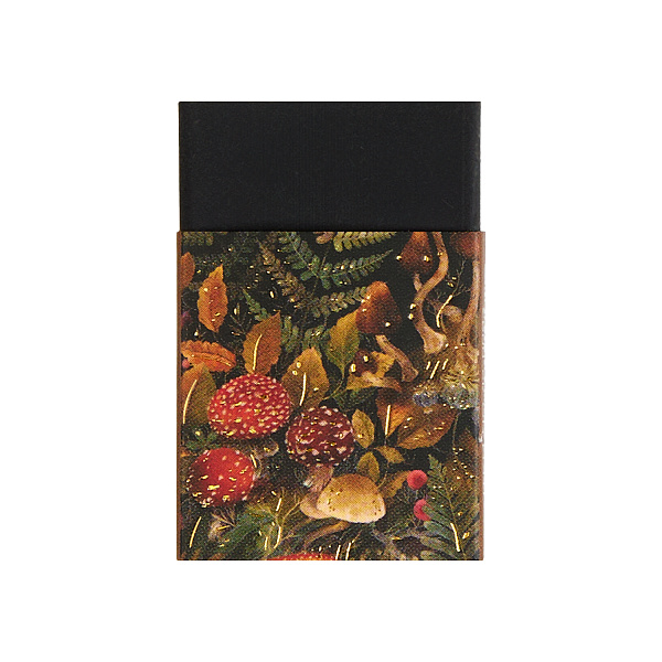 Ластик "Flora.Black night" СУПЕРМЯГКИЙ, черный