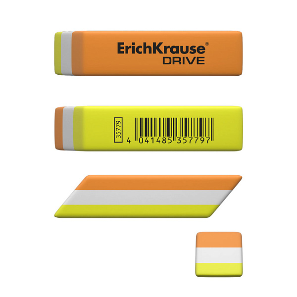 Ластик ErichKrause DRIVE 57х15х13 мм
