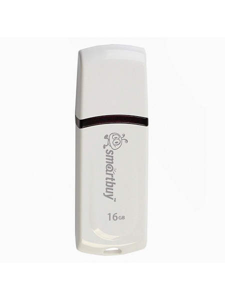 USB Флэш-драйв 16ГБ Smart Buy Paean, USB 2.0, белый
