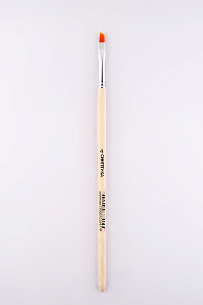 Кисть синтетика наклонная № 4