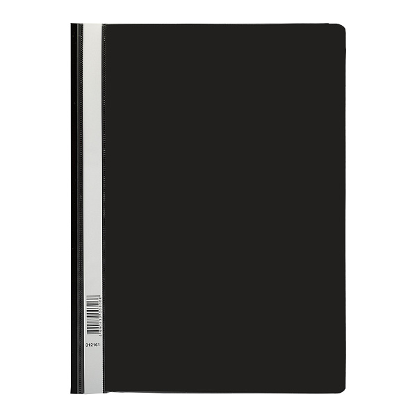 Скоросшиватель A4 120/160 мкм песок черный "Expert Complete" Classic