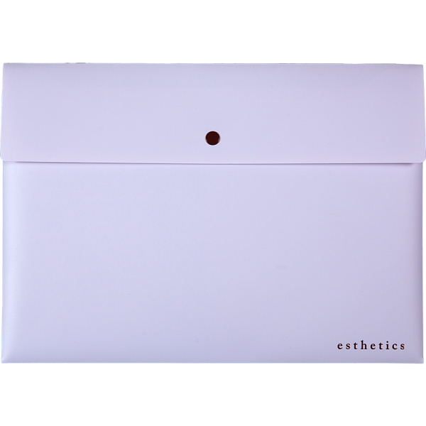 Папка-конверт на кн. А4 "deVENTE. Esthetics" 350 мкм, фактура "soft-touch" непрозрачная лавандово-пепельная, A4 (320x235 мм) индивидуальная упаковка