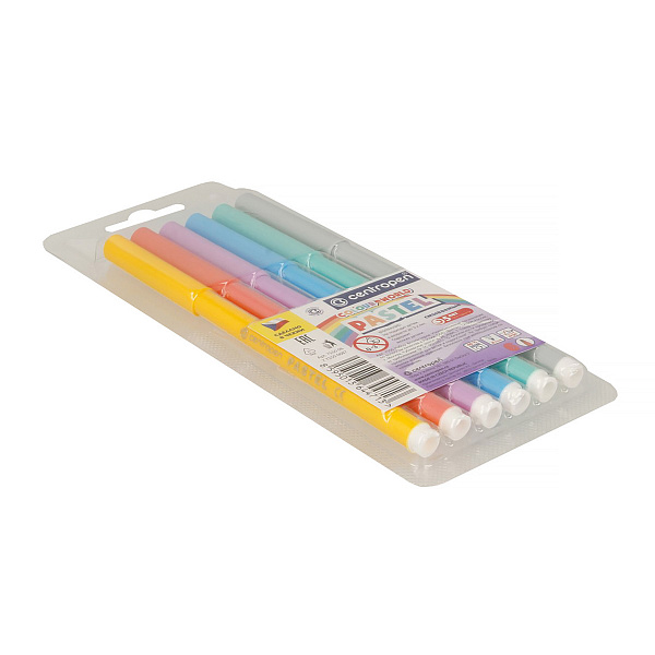 Фломастеры 06 цв COLOUR WORLD PASTEL Centropen