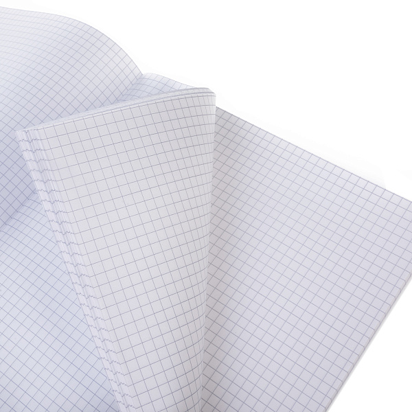 Тетрадь А4 48 листов клетка "SoloMatte" - Черный бархат 60-65г/кв.м на скобе ламинац.SOFT-TOUCH запечатанный тит.лист-