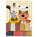 Самокл. мерцающая мозаика из мягк. пласт. А3 "Весёлые поварята"