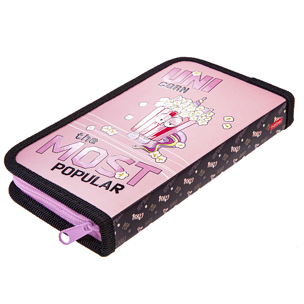 Пенал 1секц. д/дев. 190*115 Hatber мат.ламин. 3D лак "Модная кукуруза- с табл.умножения