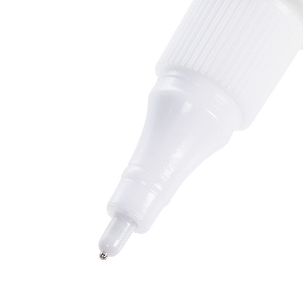 Корректирующая ручка 8 мм Hatber X-Mate с гибрид.наконечником с колпачком и клипом в картонной Дисплей-витрине 