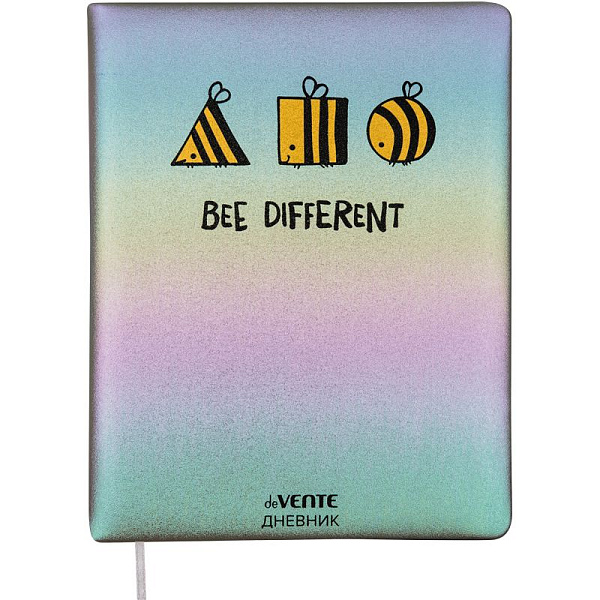 Дневник 1-11 кл. 48 л. "deVENTE. Be Different" тв.обложка из искус.кожи  с поролоном, кремовая бумага 80 г/м2 шелкография, 1 ляссе