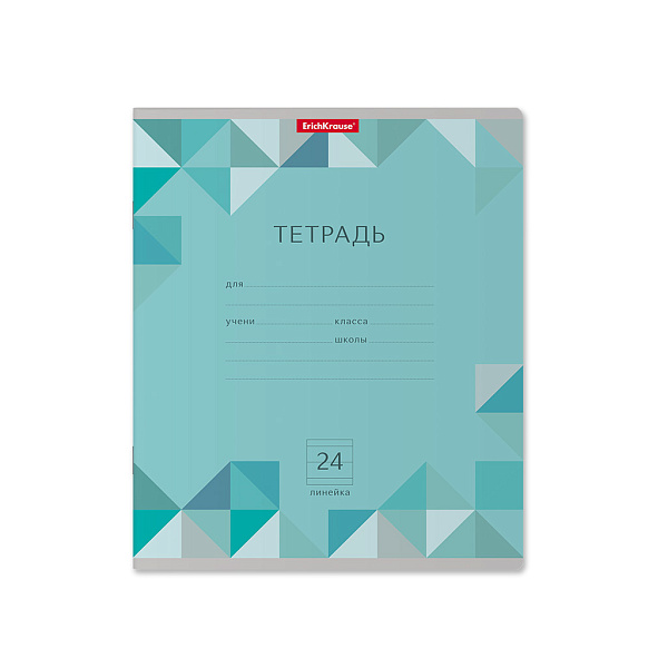 Тетрадь 24 листа в линию "Optima Letters" ассорти ErichKrause®
