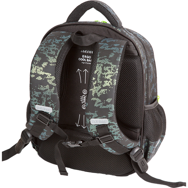 Рюкзак "deVENTE. Grade. Bad Boy" школьный жесткий 37x28x16 см (16 л) вес 700 г, 1 отд. на молнии с р