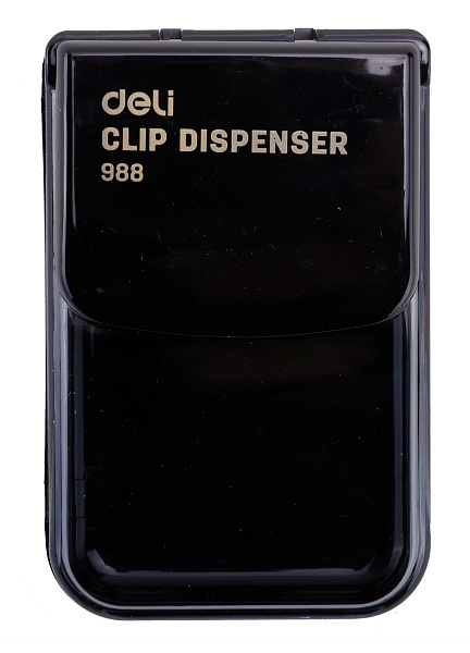 Скрепочница Deli магнитная ассорти картонная коробка