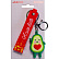 Брелок резиновый "deVENTE. Avocado" 4x6 см, в комплекте с петлей и карабином, в пластиковом пакете с подвесом, ассорти 4 дизайна 