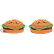 Бумага на л/п  45*45 50л. "deVENTE. Fast Food" офсет 80 г/м², печать 4+0, 6 дизайнов, в пластиковой банке