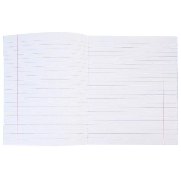 Тетрадь А5 18 листов в линию, "Синяя", обложка пластиковая, 60 г/м2