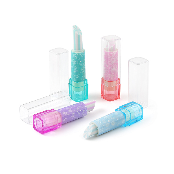 Ластик "Flower Zefir Lipstick", 4 вида 