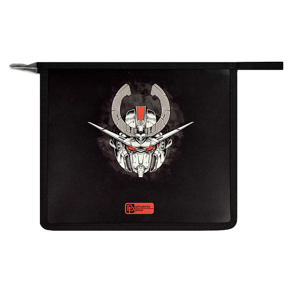 Папка для тетрадей А5 Феникс+ "РОБОТЫ (полипропилен, 23.3x20х6.5 см, 1 отд., молния, дно с расширением, УФ-печать)