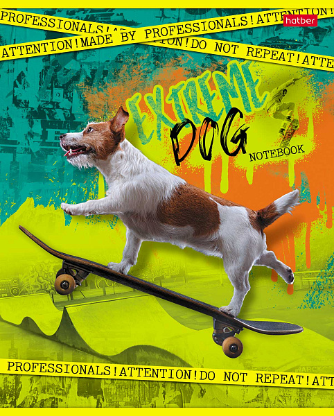 Тетрадь 40 л. кл. "Собачий драйв" 65г/кв.м