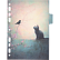Разделитель листов "deVENTE. Cat Story" A5 (160x210 мм) полипропилен 140 мкм, искрящаяся фактура, с рисунком, 5 шт, индивидуальная упаковка