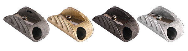 Точилка 1 отв. металлическая Deli ассорти дисплей